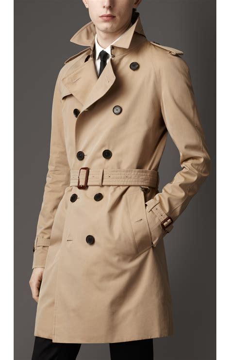 burberry mens 3 button coat